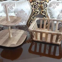 میوه خوری و شیرینی خوری چوبی