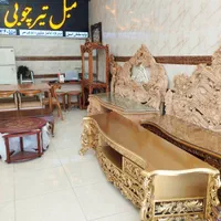میز تلوزیون چوبی منبت پرکار ست با کنسول|میز تلویزیون|تهران, تهرانپارس غربی|دیوار