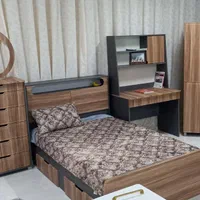 تخت و سرویس خواب نوجوان مدل دنا|تخت و سرویس خواب|کرج, مصباح|دیوار