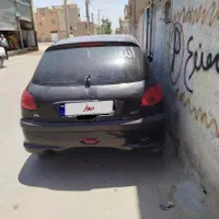 پژو 206 مشکی تیپ 2مدل 1381|خودرو کلاسیک|اصفهان, شفق|دیوار