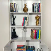 کتابخانه و قفسه کتاب مدل افرا|کتابخانه، شلف، قفسه‌های دیواری|تبریز, |دیوار