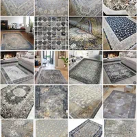 فرش .6و9و12متری هم شکل ست کامل طوسی مهر۴۳