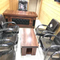 ست میز صندلی غزال لمسه دفتر کار