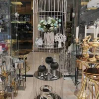 استند کنار سالنی بوفه طرح نیم قفس دکوری ایستاده|صنایع دستی و سایر لوازم تزئینی|آفتاب, |دیوار