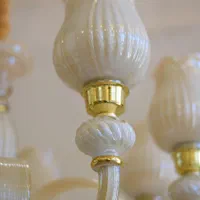 لوستر بلوری کریستالی شش شاخه طرح آیتان|لوستر و چراغ آویز|تبریز, |دیوار