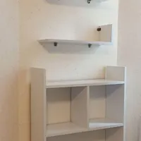 ست کتابخانه ام دی اف و ۳ عدد شلف MDF