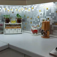 چرم خود چسب جایگزین کاغذ دیواری|مصالح و تجهیزات ساختمان|بروجرد, |دیوار