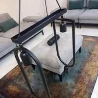 لوستر 4 چراغ مشکی مات|لوستر و چراغ آویز|تهران, پاسداران|دیوار