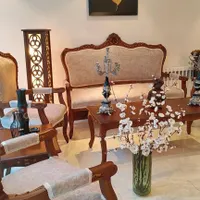 مبلمان فرانسوی تمام چوب