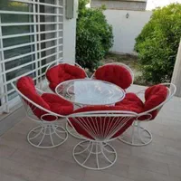 میزوصندلی مبلمان مبل فضای باز باغ ویلایی باغی تراس|مبلمان خانگی و میز عسلی|دزفول, |دیوار