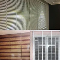 پرده کرکره چوبی زبرا فروش عیدانه پرده پانچی آماده