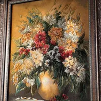 تابلو فرشگل و گلدان (زیبا و گرما بخش منزل)