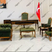 مبلمان اداری میز مدیریت هورس پولیش کلاسیک چوبی|دفتر کار|تهران, فاطمی|دیوار