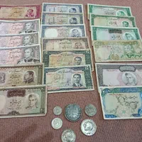 تعدادی اسکناس قدیمی زمان پهلوی