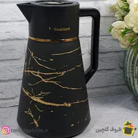 فلاسک سام ست مشکی ۱ لیتر شیشه صورتی|ظروف سرو و پذیرایی|شیراز, عادل آباد|دیوار