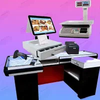 صفرتاصدتجهیزات صندوق فروشگاهی پرینترترازوبارکدخوان