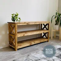 میز تلویزیون چوبی روستیک دکور|میز تلویزیون|تهران, یافت آباد جنوبی|دیوار