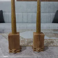 آینه وجاشمعی چوبی قیمت کامل باهم ۲۵۰هزارتومان|صنایع دستی و سایر لوازم تزئینی|مرودشت, ثبت احوال|دیوار