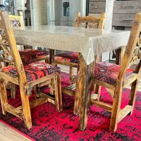 میز غذا خوری چهارنفره چوب نراد