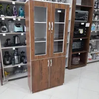 کتابخانه زونکن خور درب شیشه اثاث مارکت|کتابخانه، شلف، قفسه‌های دیواری|سیرجان, |دیوار