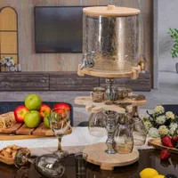کلمن به همراه جام شیشه ای پایه چوب(امید دکور)|ظروف نگهدارنده، پلاستیکی، یک‌بارمصرف|مشهد, شهرک رازی (شهرک غرب)|دیوار