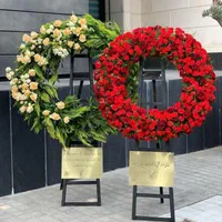 مستقیم از بازار گل حلقه گل پایه گل تاج گل شادترحیم|گل و گیاه طبیعی|مشهد, امیر|دیوار