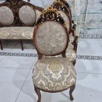 مبل سلطنتی ۹نفره تمام چوب راش مبلمان شاهان|مبلمان خانگی و میز عسلی|تبریز, |دیوار