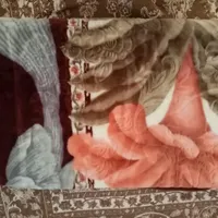 پتو یکنفره گلبافت گل برجسته