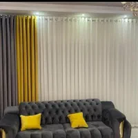 پرده حریرومخمل پانچ اماده|پرده، رانر، رومیزی|تهران, عبدل‌آباد|دیوار
