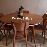 میز نهار خوری و میز نهارخوری با صندلی لمسه دکمه|میز و صندلی غذاخوری|تهران, گلستان (شهرک راه آهن)|دیوار