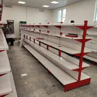 قفسه//قفسه فروشگاهی//قفسه سفید قرمز|کتابخانه، شلف، قفسههای دیواری|تهران, بازار|دیوار