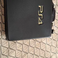کیف PS4 اسلیم،طرح چرم