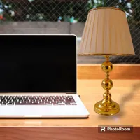 آباژور دو گوی فلزی|چراغ خواب و آباژور|تهران, مرزداران|دیوار
