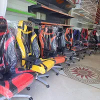 صندلی گیمینگ گردان رنگی جدید فول طبی