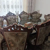 میزنهار خوری ۸نفره با چوب گردو|میز و صندلی غذاخوری|تهران, جوادیه تهرانپارس|دیوار