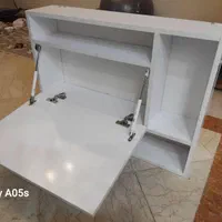 میز تحریر دیواریMDF  با ویترین و کتابخانه ۸۰ در ۶۰|میز تحریر و کامپیوتر|تهران, فردوس|دیوار