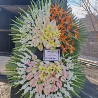 تاج گل ۳سبد۲سبد ترحیم ختم وافتتاحیه تبریک نمایشگ