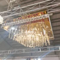 لوستر سقفی مدرن قلعه نور اصفهان شوط|لوستر و چراغ آویز|شوط, |دیوار