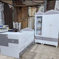 سیسمونی / سرویس خواب نوزاد / کودک / نوجوان / تخت|تخت و سرویس خواب|اردبیل, |دیوار