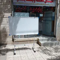 تخته وایت برد ۱۲۰×۹۰ به همراه پایه فلزی چرخدار|لوازم التحریر|مشهد, هفده شهریور|دیوار