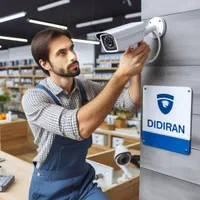 دوربین مداربسته با تایید اماکن