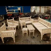 سرویس ۷نفره با رنگ براق مبل