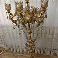 آباژر سالنی سنگین برنز برنزی|چراغ خواب و آباژور|کرج, حصارک بالا|دیوار