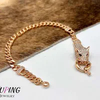 فروشگاه بدلیجات آمیتیس)دستبند ژوپینگ طرح پلنگ|بدلیجات|تبریز, |دیوار