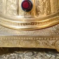 سماور قلمزن آب طلا / استاد اکبر عباسی /اصل و قدیمی|کلکسیون اشیاء عتیقه|تهران, مهران (سیدخندان)|دیوار