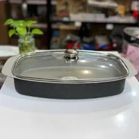 تابه فر ماهی چروک گرانیتی در پیرکس سایز 38 جنوب