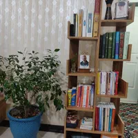 کتابخانه و بوفه طرح کاکتوس|کتابخانه، شلف، قفسه‌های دیواری|شیراز, تندگویان|دیوار