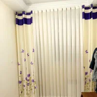 پرده حریر بدون کنار پرده