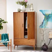 کمد دیواری تمام چوب گل نیلوفری|جاکفشی، کمد، دراور|تهران, جوانمردان (اندیشه)|دیوار