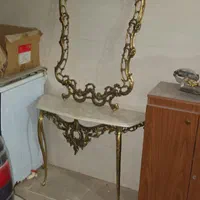 خریدار و فروشنده آینه و شمعدان و لوستر برنزی برنجی